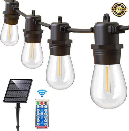 Guirnaldas De Luces Carga Solar Para Exteriores