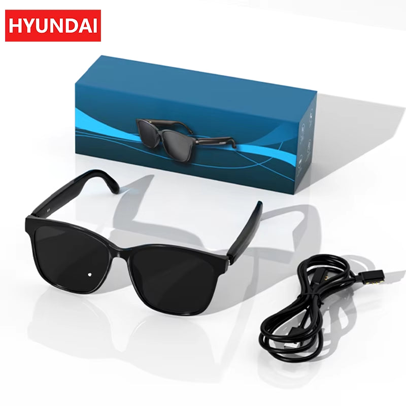 Glasses Earphones with Low Latency HD Call Mic Out Door Sports Driving Multi-Function Sunglasses Bluetooth 5.4